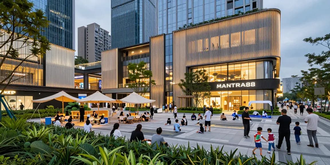MANTRA88 commercial property showcasing vibrant entertainment hub activities.