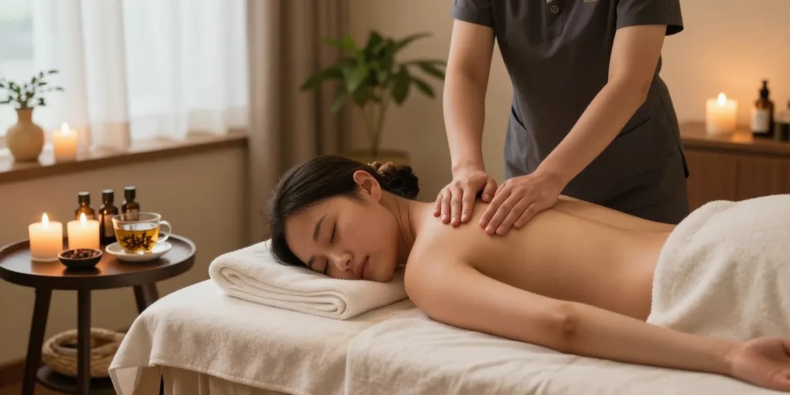 Mantra88 relaxation experience in a premium massage studio with calming environment.