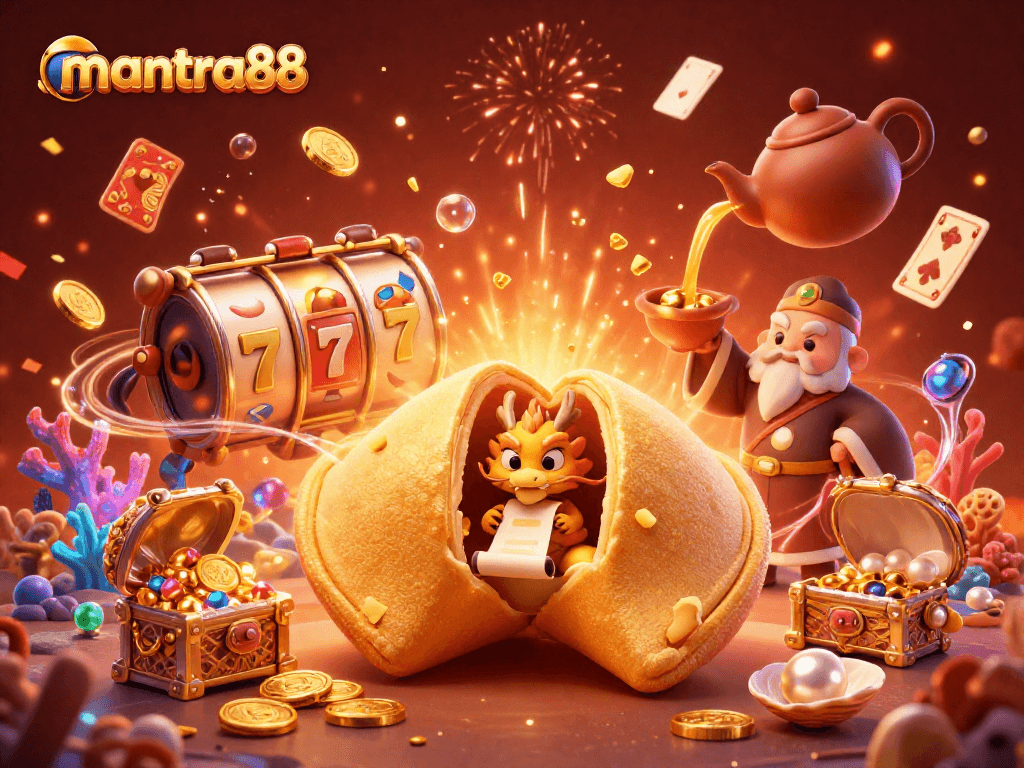Engage with mantra88's immersive casino experience featuring golden fortune elements and dynamic slot games.