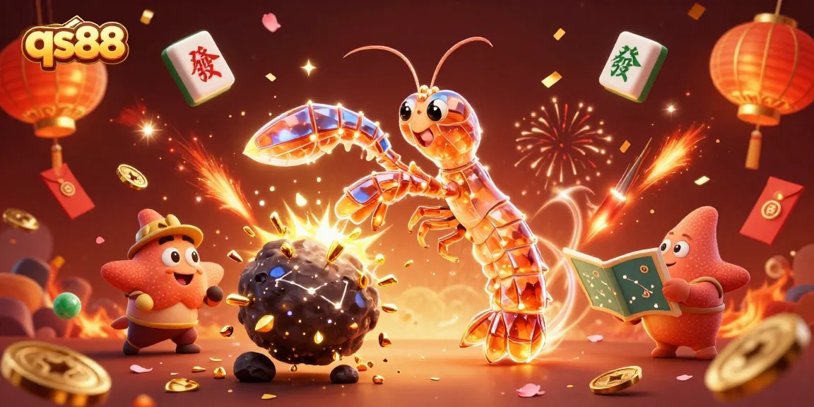 Experience thrilling wins at qs88 with a galactic samurai amidst celebration and rich gaming elements.