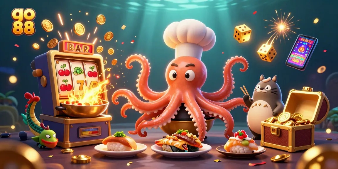 Engage with dynamic go 88 casino scenes filled with slot machines, dragons, and colorful animations.