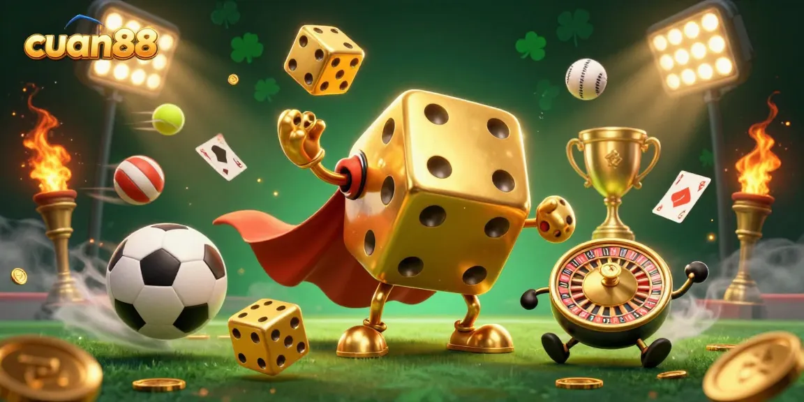 Grajarkan kemenangan Anda dengan cuan88, bermain di platform hiburan terkemuka dengan dadu emas dan bola olahraga.