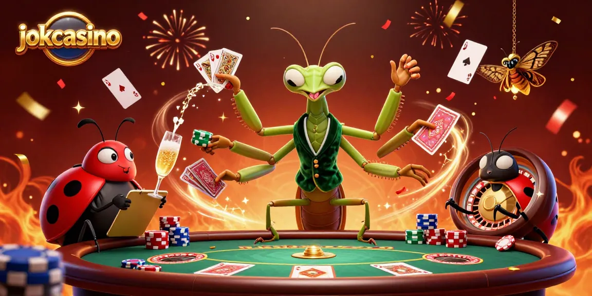 Experience the thrill of jokacasino featuring vibrant poker scenes and animated characters in action.