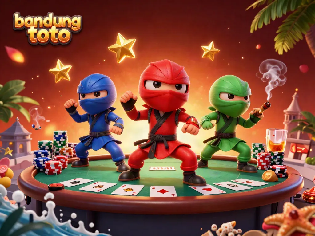 Experience excitement with bandung toto featuring ninja chameleons and vibrant poker elements.