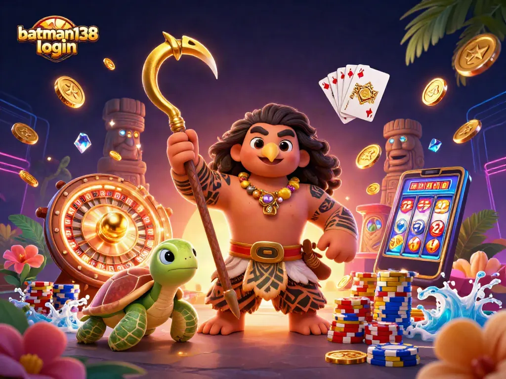 Experience epic wins with batman138 login featuring vibrant gaming elements and dynamic characters.