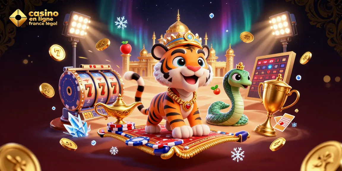 Jouez dans le casino en ligne France légal avec un tigre sultan et des éléments de jackpot dynamiques.