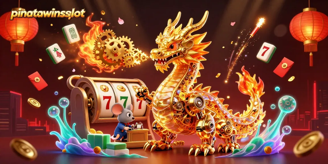 Experience the excitement of pinatawinsslot with golden dragon reels, vibrant celebrations, and lavish game symbols.