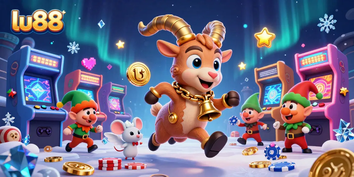 Experience thrilling gaming action at lu88 with a lively casino scene featuring fantasy elements and vibrant visuals.