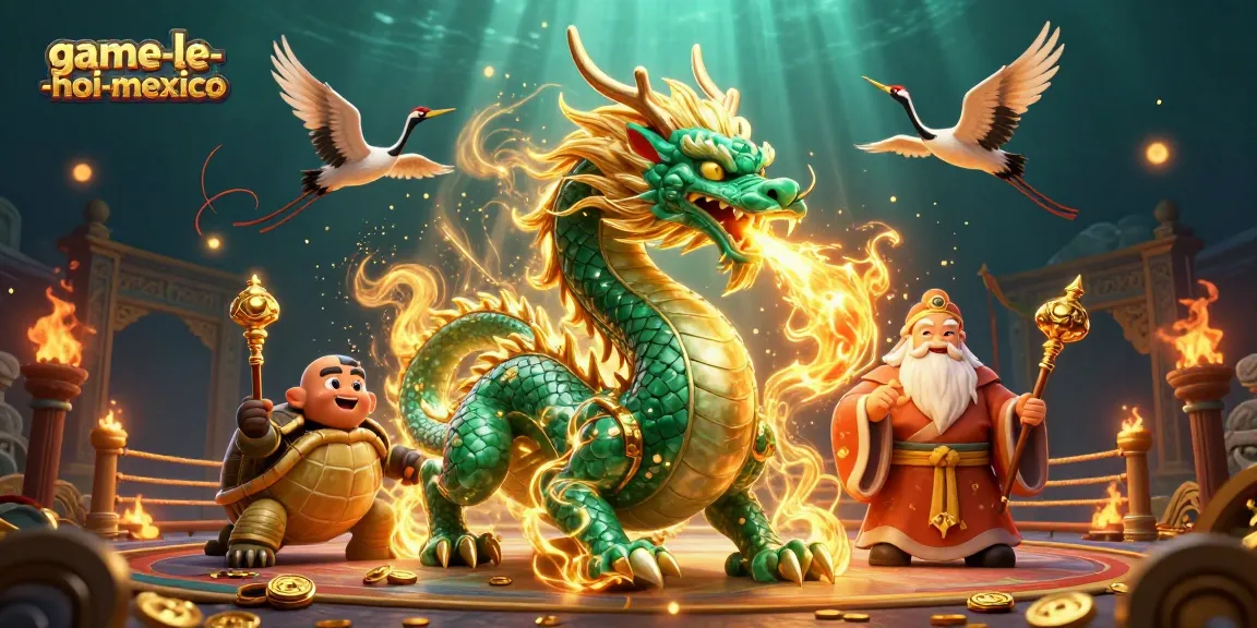 Experience the excitement of game-le-hoi-mexico with vivid characters and elements in a dynamic scene.
