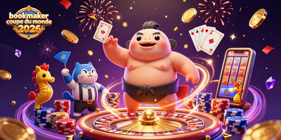Pariez avec le bookmaker coupe du monde 2026 pour des cotes compétitives lors d'un tournoi excitant.