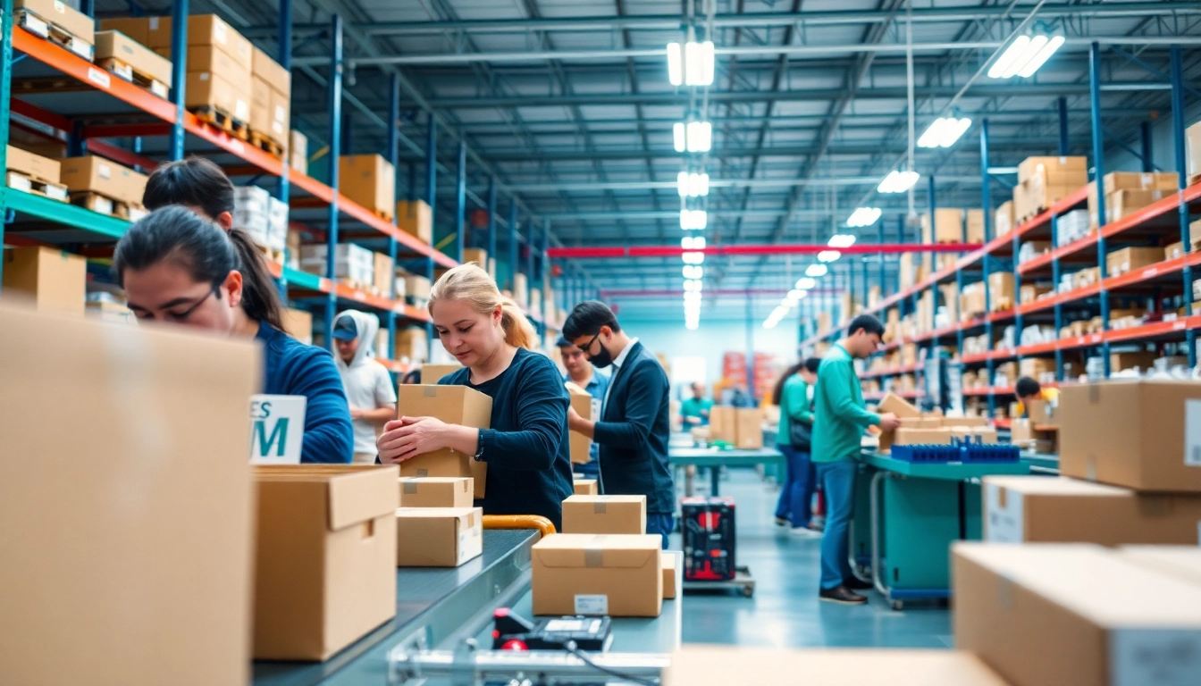 Streamline your operations with Kitting & Fulfillment Services showcasing assembly line efficiency.