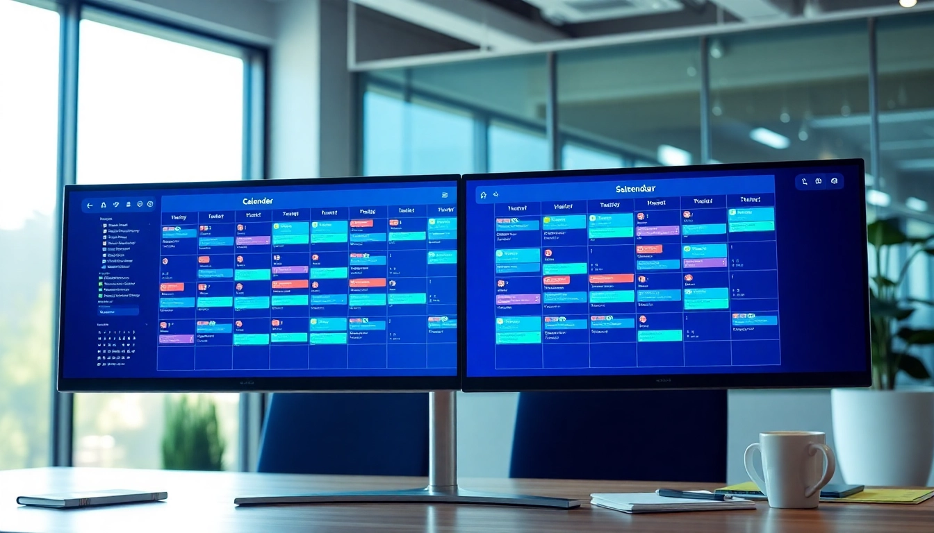Boost your productivity with the AI assistant multi calendar sync in an efficient office setting.