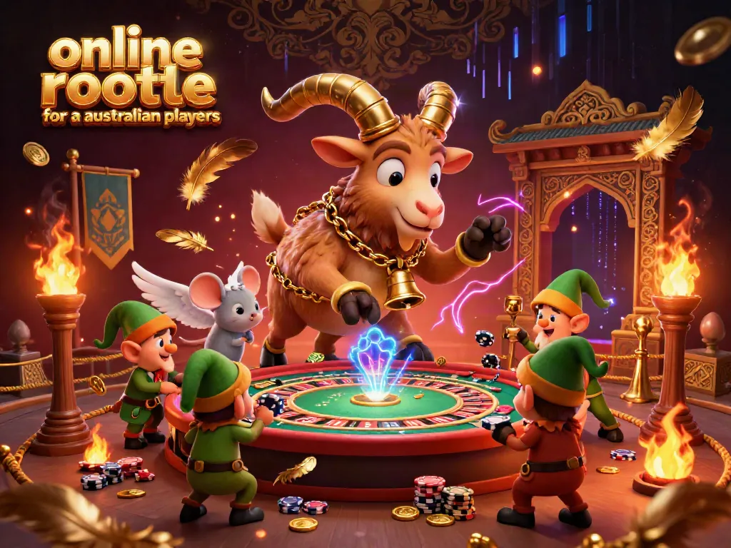 Experience thrilling online roulette for australian players as Krampus manages a lively casino scene.