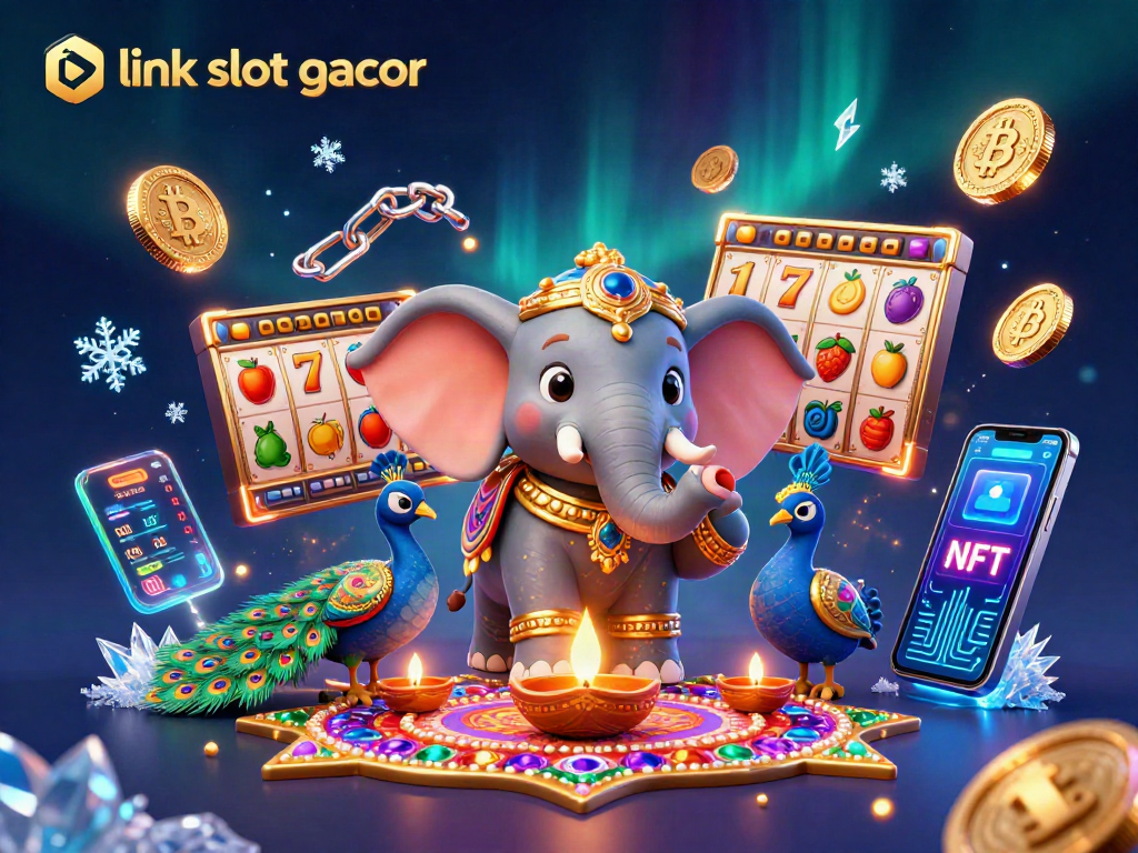 Spin the reels and win with link slot gacor in this engaging casino illustration.