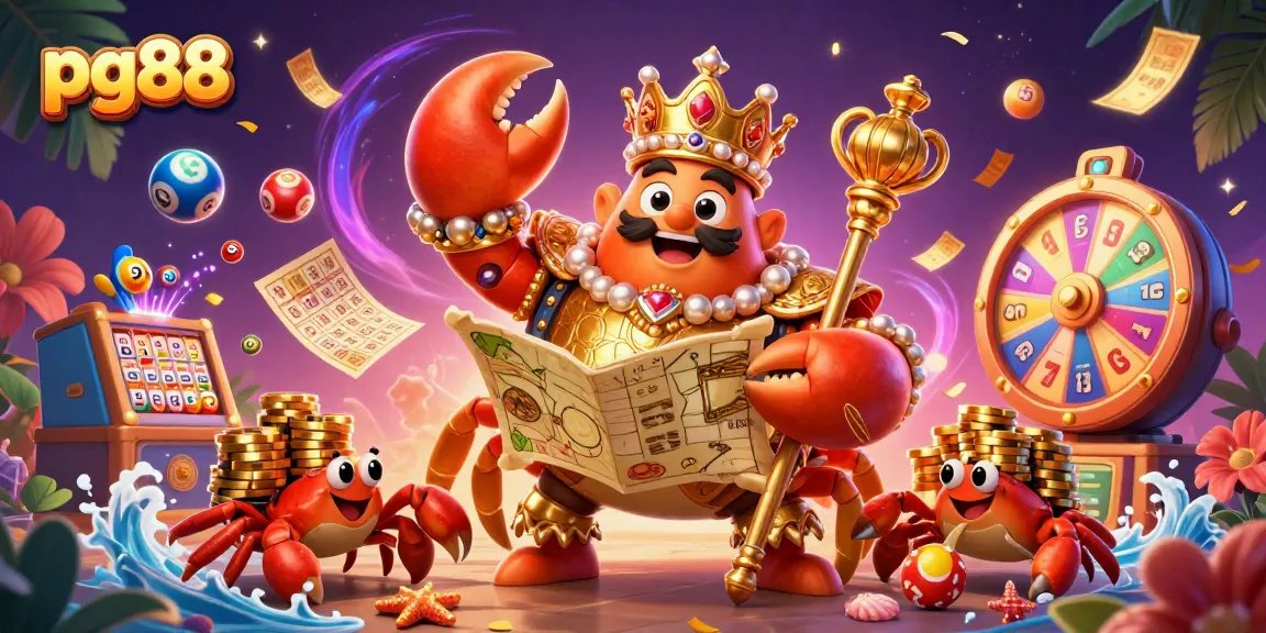 Engage in thrilling gaming at pg88 with golden crab emperor and dynamic lottery elements