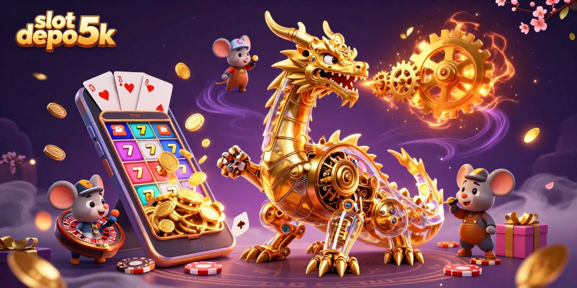 Semarak permainan slot depo 5k dengan banyak elemen menarik dan peluang menang tinggi.