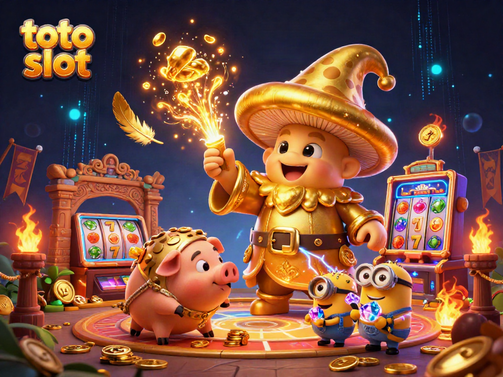 Engage in thrilling toto slot action with a magical wizard and treasure elements.