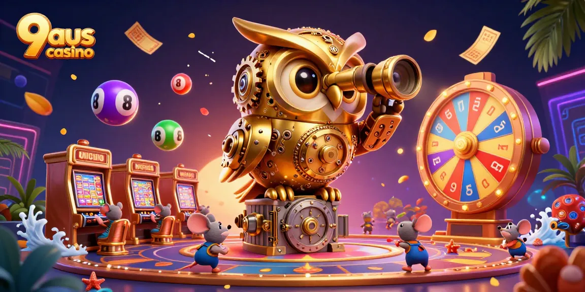 Experience the excitement of 9aus casino with dynamic gaming elements and lively characters.