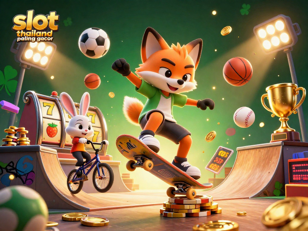 Experience the excitement of slot thailand paling gacor with thrilling 3D cartoon characters and vibrant casino elements.