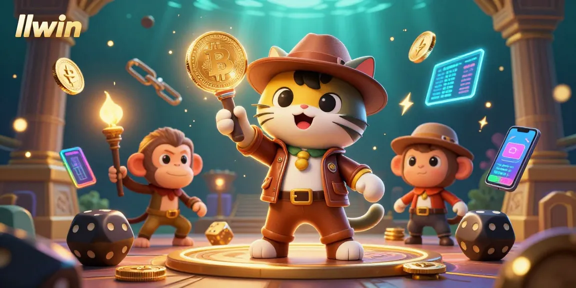 Experience thrilling wins with llwin's engaging casino adventure in a vibrant 3D scene.