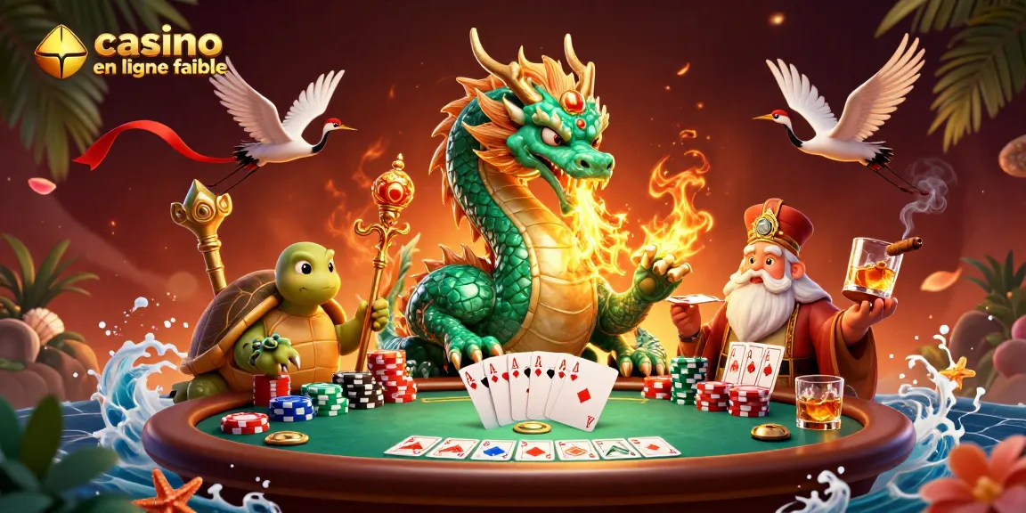 Créez des stratégies gagnantes sur un casino en ligne fiable avec des dragons et des jeux de poker.