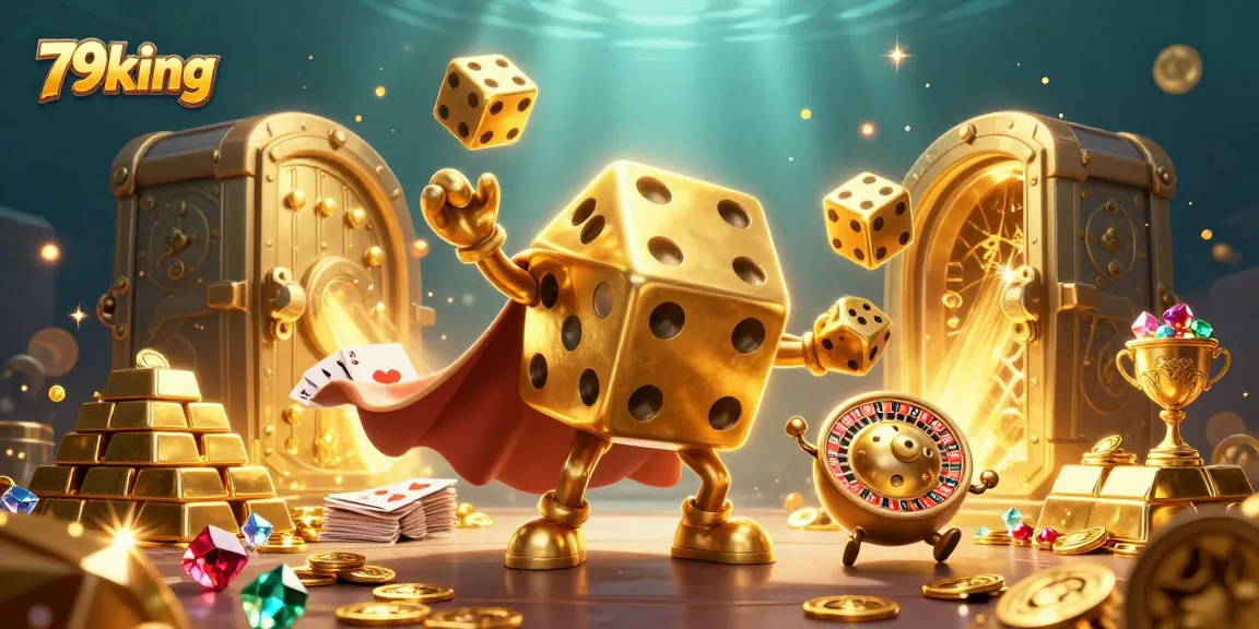 Launch exciting gameplay with 79king's vibrant casino elements and adorable character designs.