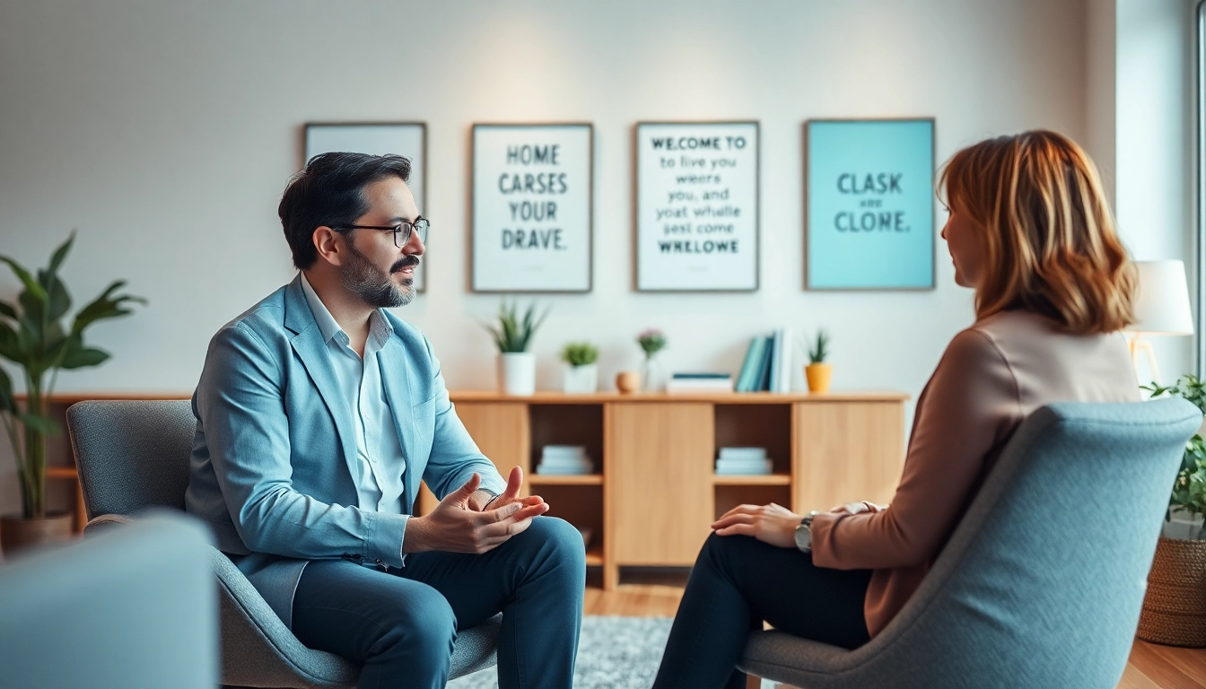 Engaging career coaching session highlighting connection and professional growth.