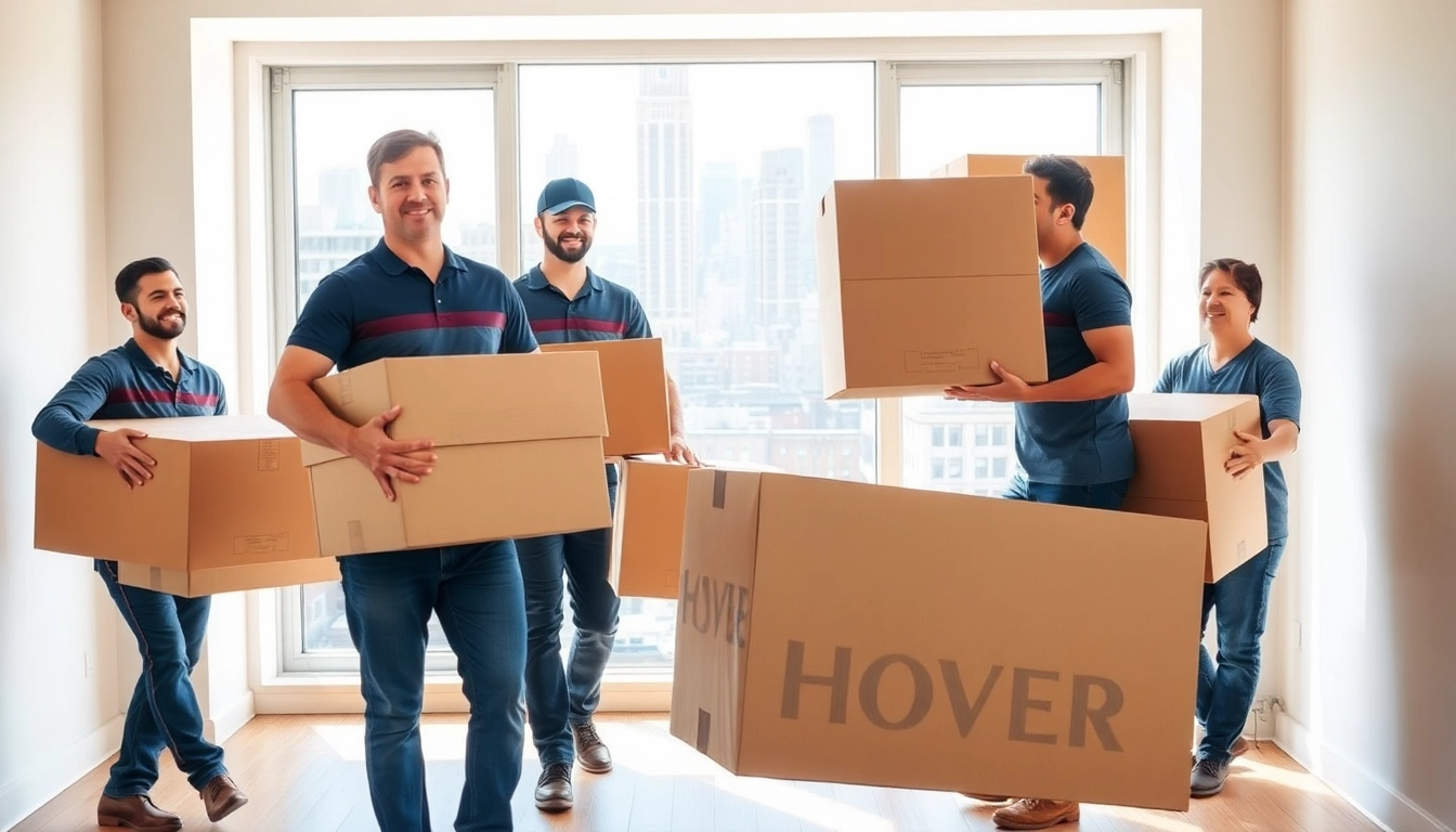 Best NYC movers efficiently relocating furniture into a bright New York apartment.