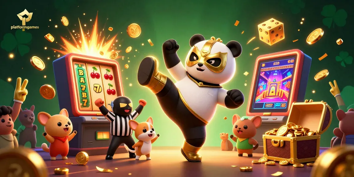 Engage in exciting gameplay at platformgames featuring animated characters enjoying thrilling casino action.