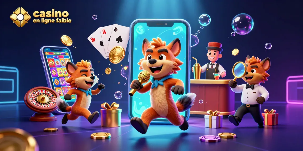 Profitez de l'expérience d'un casino en ligne fiable avec des hyènes comédiennes dans une illustration dynamique.