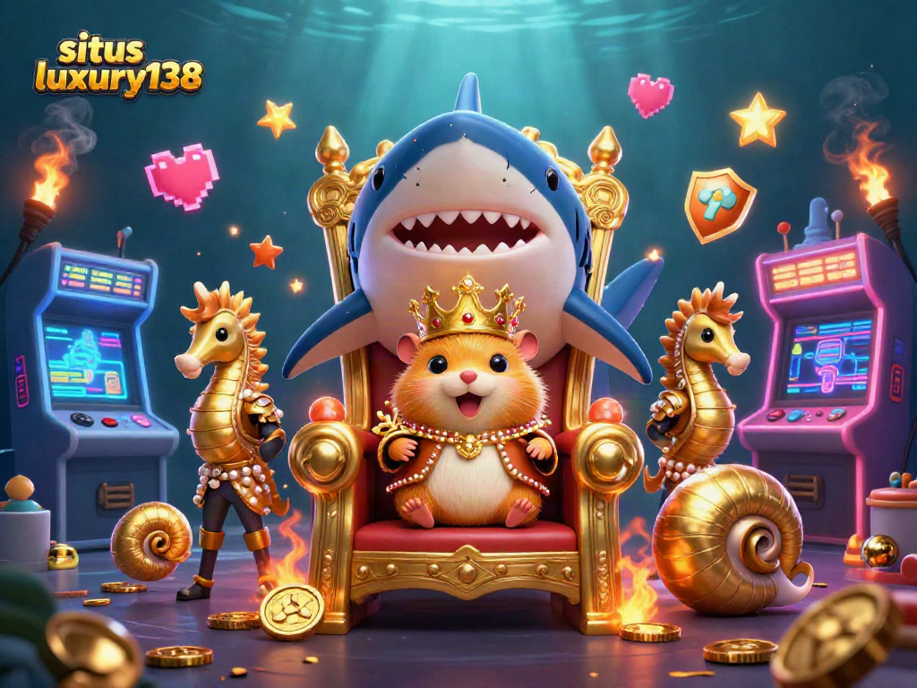 Permainan slot menarik di situs luxury138 dengan raja hamster dan penjaga laut memperkaya pengalaman bermain.