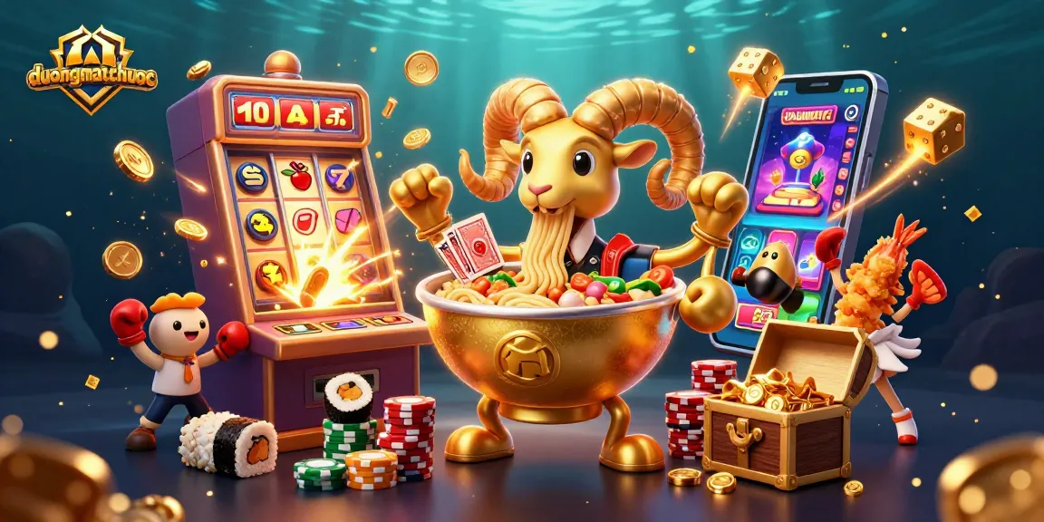 Experience thrilling gameplay with duongmatchuoc in this vibrant casino scene featuring dynamic characters and slot elements.