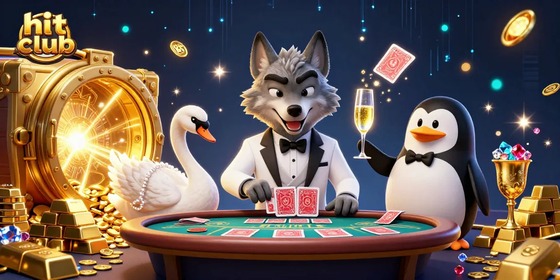 Engage with hit club chính thức through a vibrant 3D casino scene at baccarat.