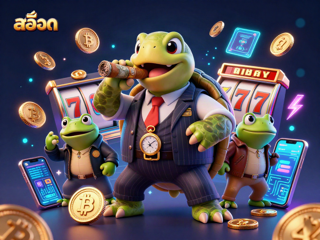 Win big with สล็อต-themed 3D casino characters, blending luck and lively energy on the gaming floor.