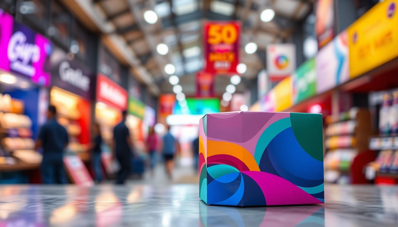 Showcasing innovative packaging for emerging brands with modern designs and vibrant colors.