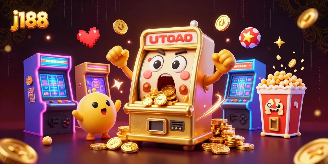 j188 slot machine celebrates a jackpot victory amidst vibrant casino elements.